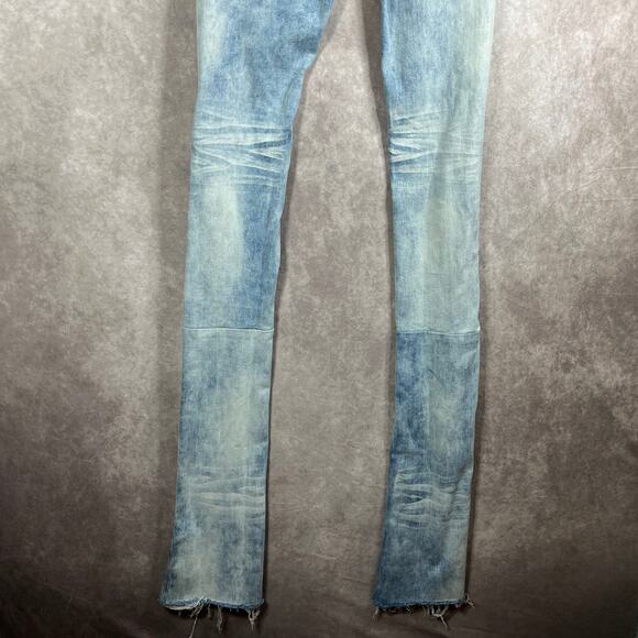 Rockstar Original Ultra Slim Jeans Mens 30 Blue Acid Wash Denim‎ Distressed Rock - Picture 7 of 13